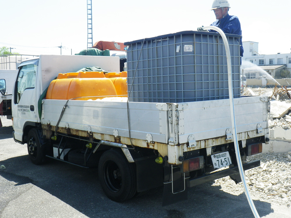 廃液回収・冷媒回収